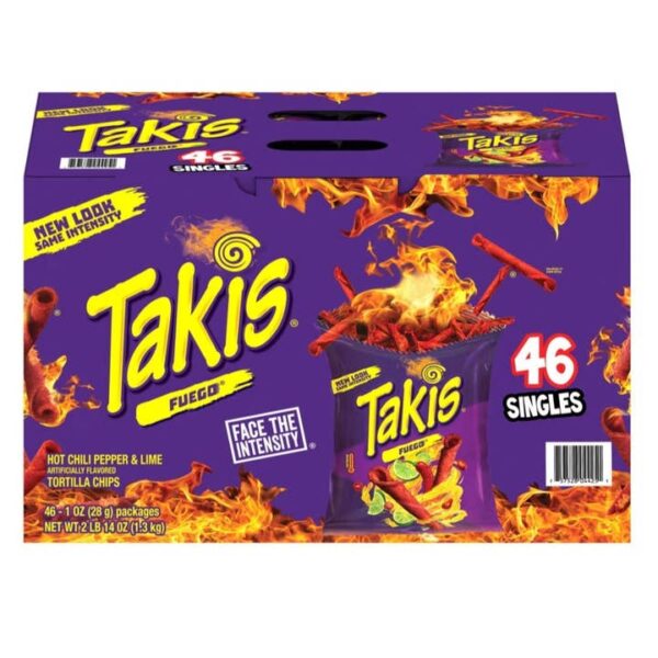 Takis Fuego Rolled Tortilla Chips, 1 oz., 46CT - Image 3
