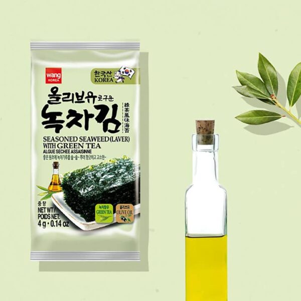 Wang Korean Roasted Seaweed Snack-4g (16x6, 96 Packs) - Image 2