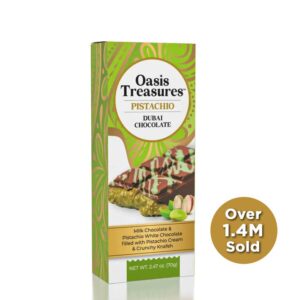 Dubai Chocolate Bar Pistachio By Oasis Treasures in New Pdq