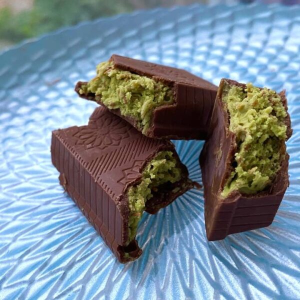 Pistachio Praline Dubai Chocolate Bar – Crispy & Nutty Delight 37gr