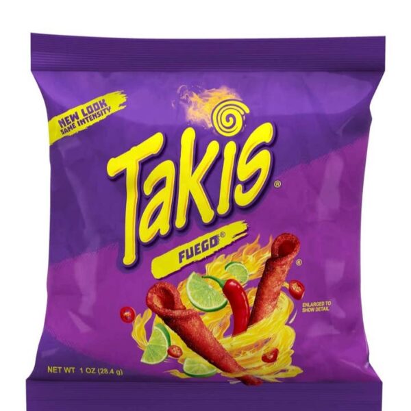 Takis Fuego Rolled Tortilla Chips, 1 oz., 46CT