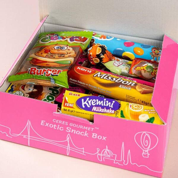 Candy Box from Around the World 40 Pcs, Foreign Rare Unique Mystery Candy Gift Box, 40 Pcs Cool International Exotic Candy Snacks Variety Box - Image 2