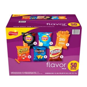 Frito-Lay Flavor Mix Variety Pack Chips, 50CT