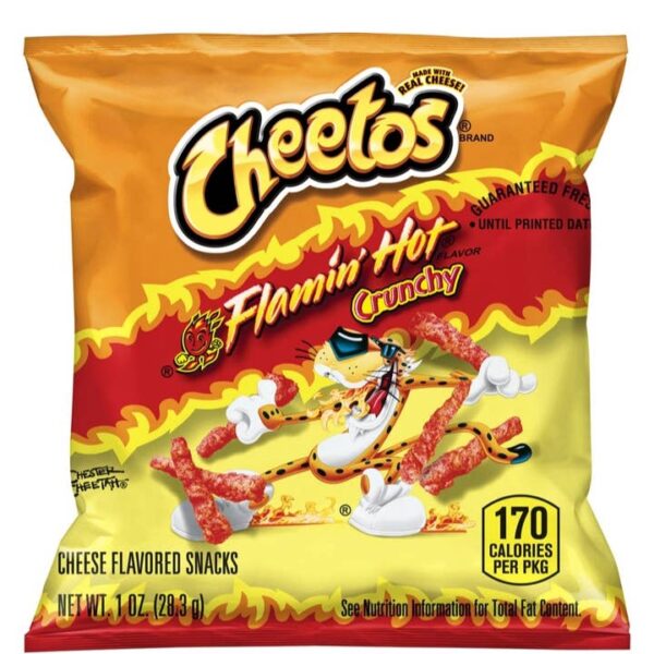 Cheetos Flamin' Hot Crunchy Snacks, 1 oz., 50CT - Image 3