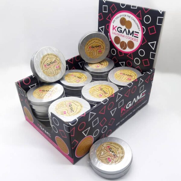 Kgame Dalgona Cookie Tin (2 Cookies) Viral Season 1 in Pdq
