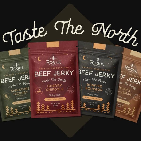 Rogue Jerky Starter Pack - 4 of Each Flavor - Premium Jerky